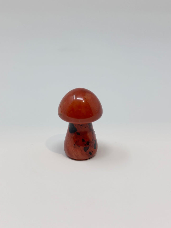 Red Jasper Mushroom 1.5-Inch | The Harmony Store Mushroom