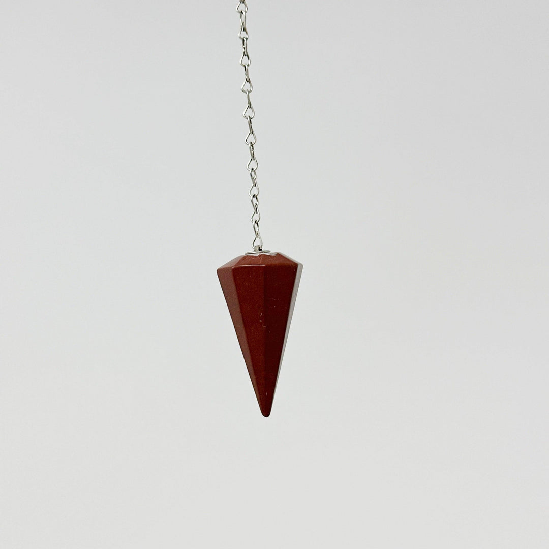 Red Jasper Premium Pendulum | The Harmony Store Pendulum