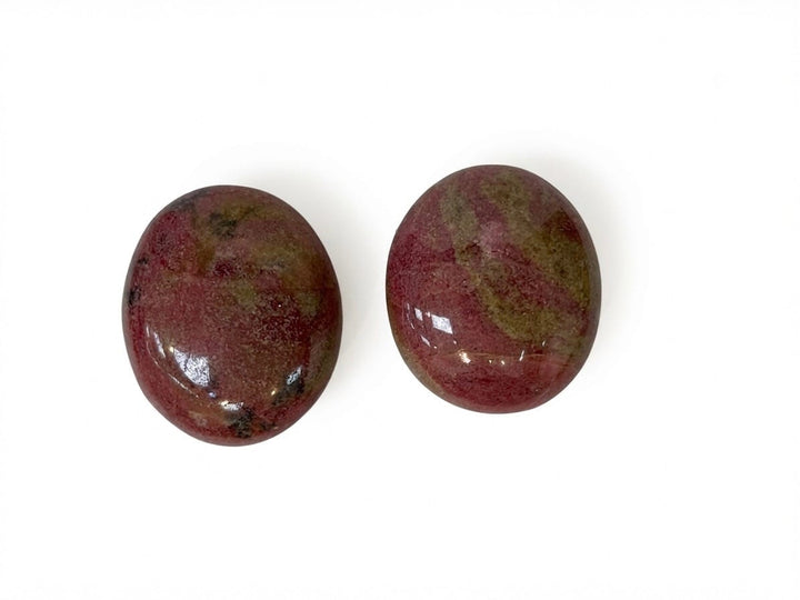 Rhodonite Palm Stone (Madagascar) | The Harmony Store Palm Stone