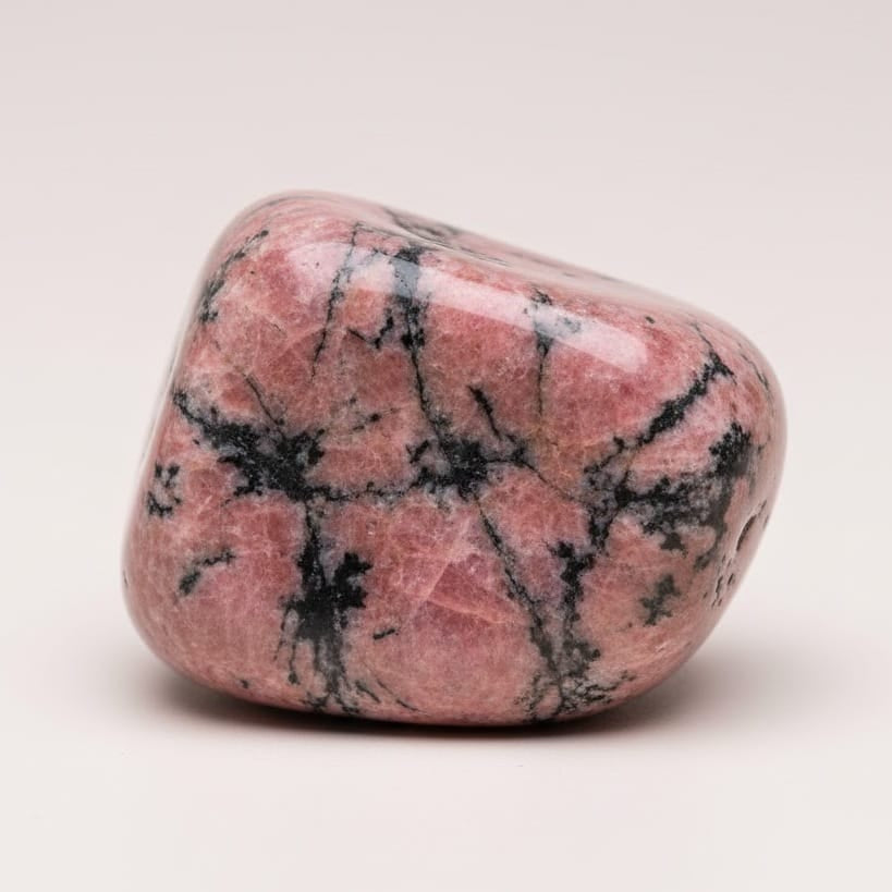 Rhodonite Tumbled Stone XL (Peru) | The Harmony Store Tumbled Stone