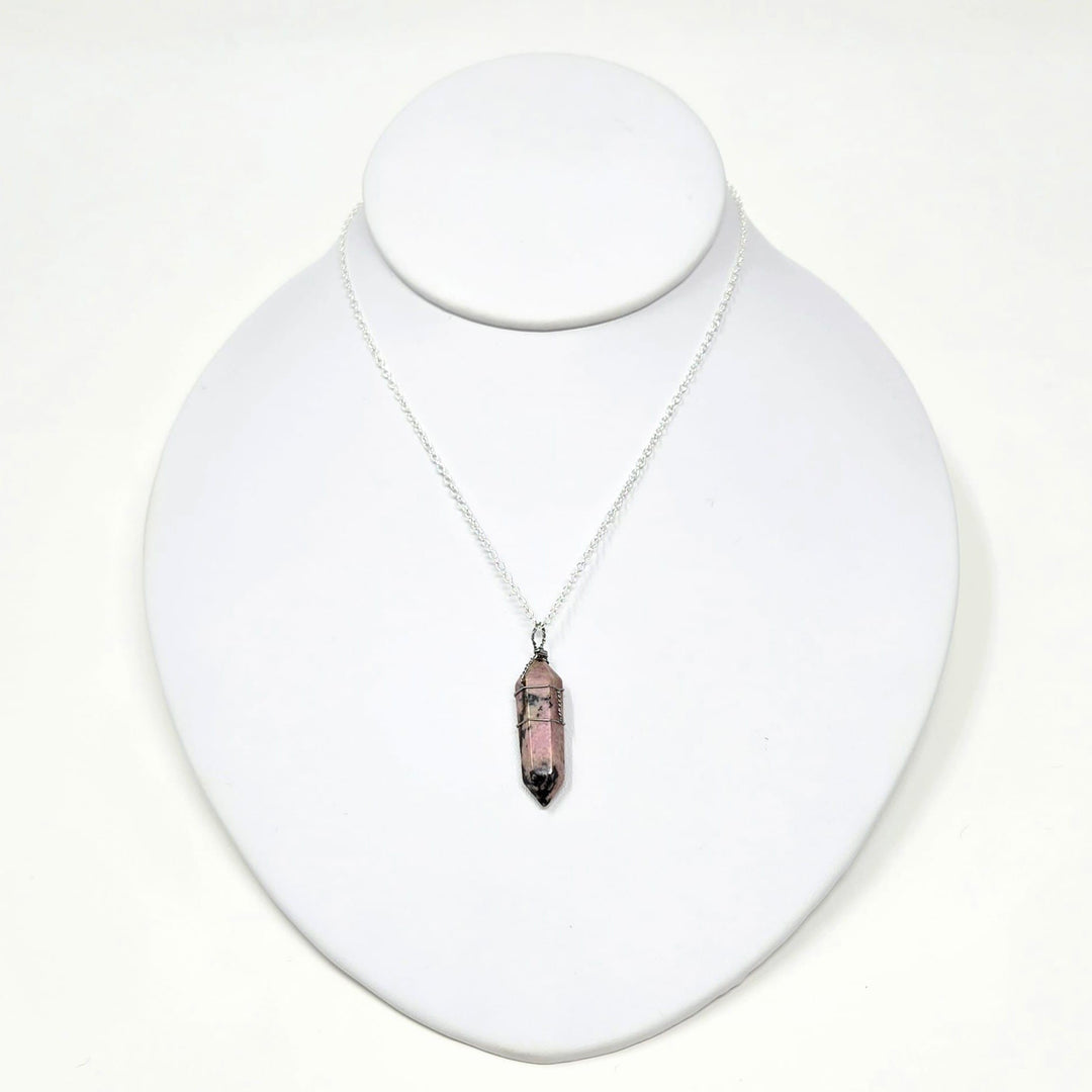 Rhodonite Wire Wrapped Pendant | The Harmony Store Pendant