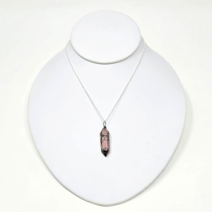 Rhodonite Wire Wrapped Pendant | The Harmony Store Pendant