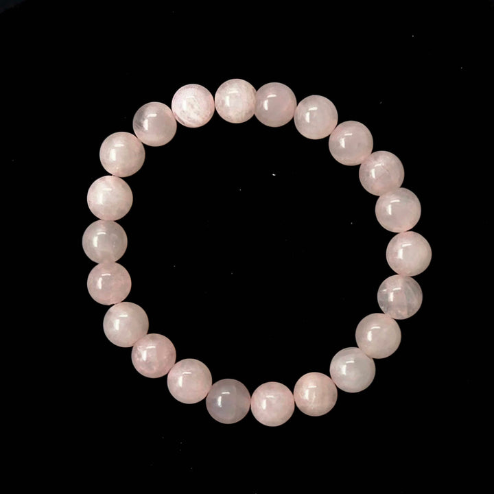 Rose Quartz Bracelet 4-10mm | Love | The Harmony Store Bracelet