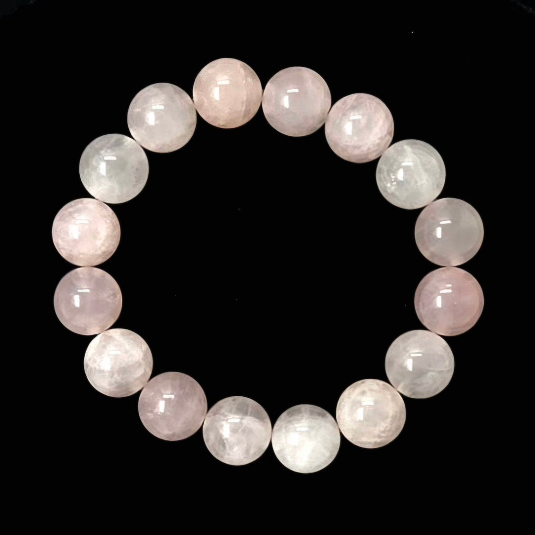 Rose Quartz Bracelet 4-10mm | Love | The Harmony Store Bracelet