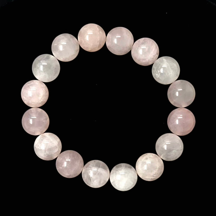 Rose Quartz Bracelet 4-10mm | Love | The Harmony Store Bracelet