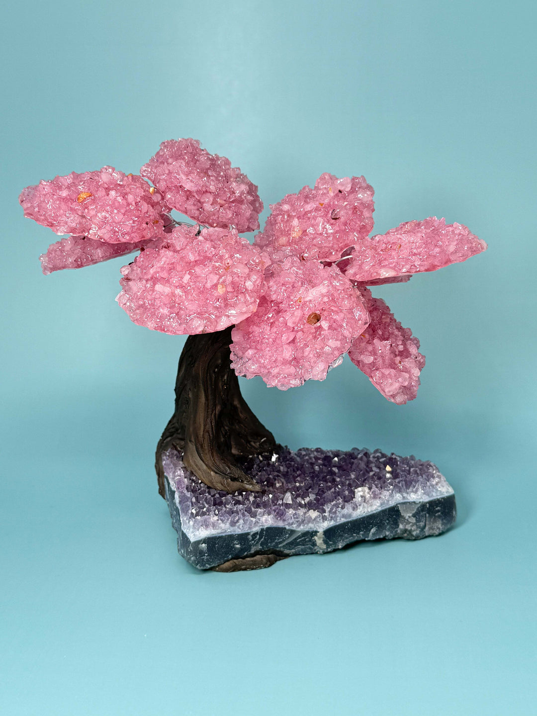 Rose Quartz Crystal Tree – Gemstone Tree | Harmony Store Crystal Tree