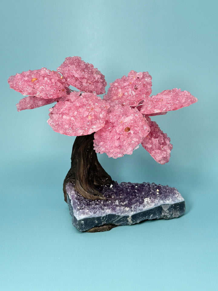 Rose Quartz Crystal Tree – Gemstone Tree | Harmony Store Crystal Tree
