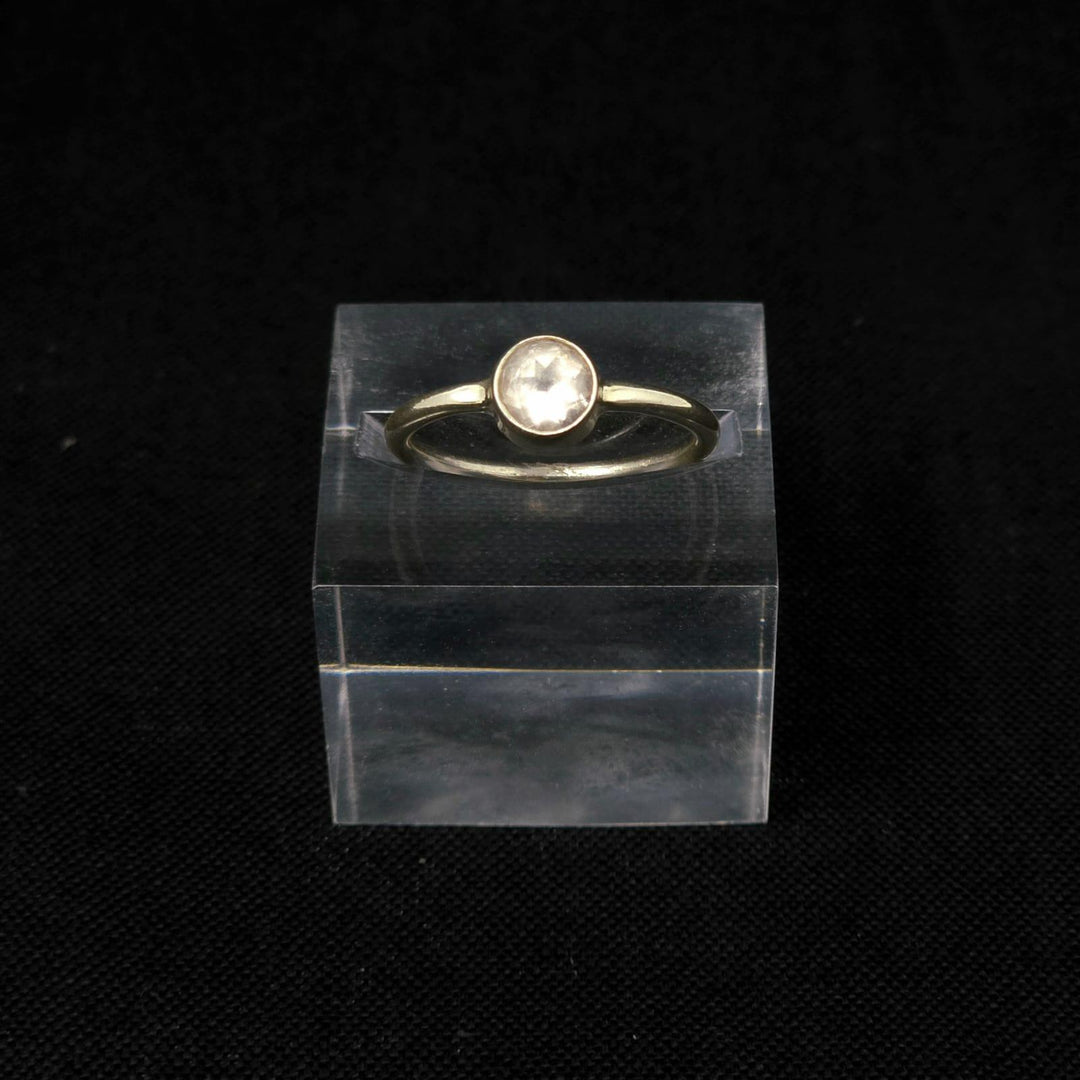 Rose Quartz Faceted 925 Silver Ring | The Harmony Store Ring