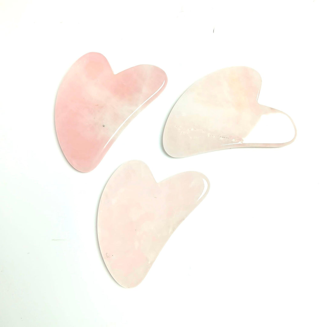 Rose Quartz Gua Sha 4" | The Harmony Store Rose Quartz : 4"