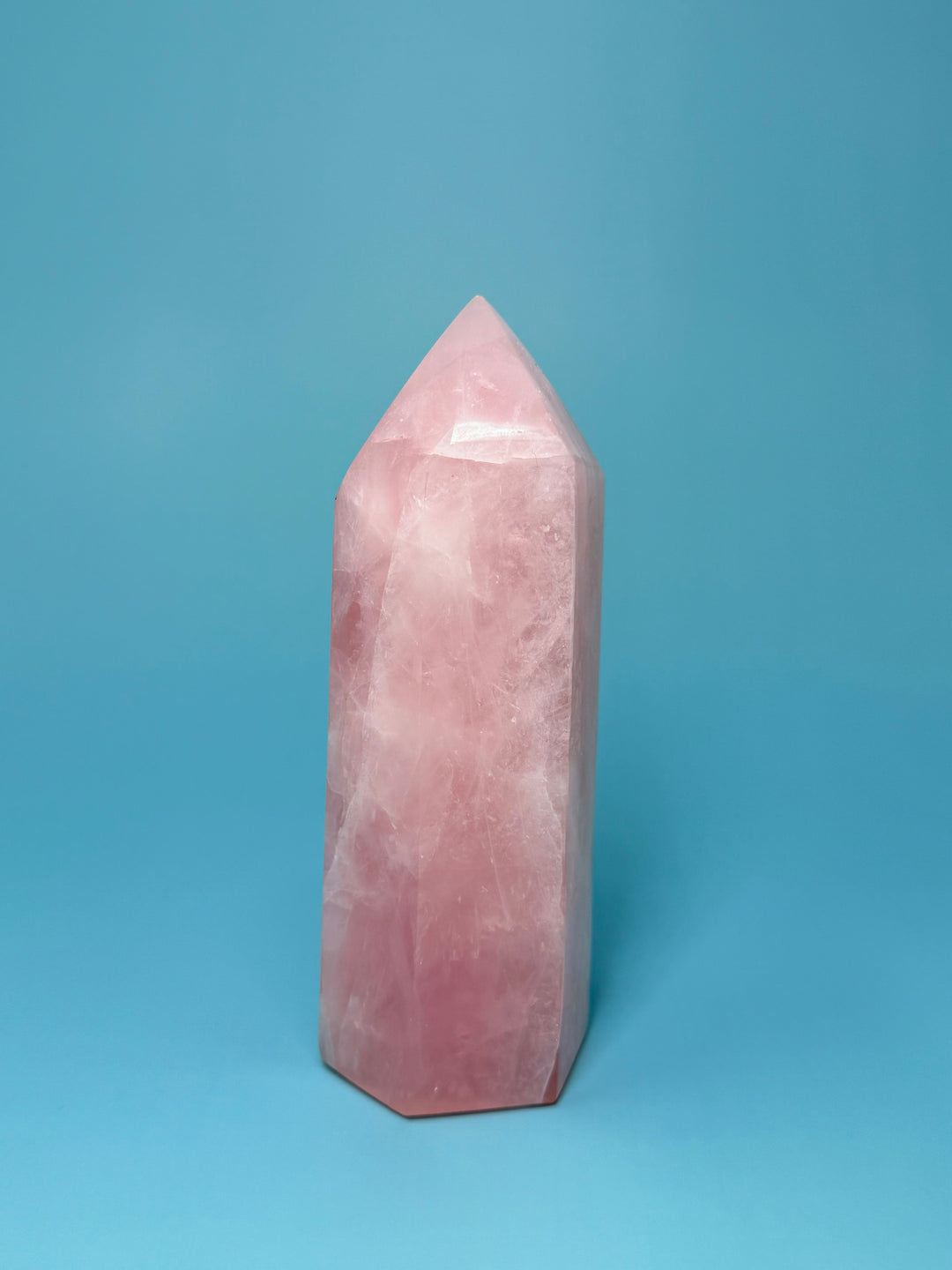 Rose Quartz Obelisk (Madagascar) | The Harmony Store Tower