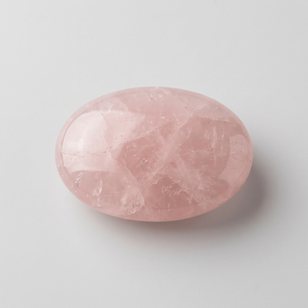 Rose Quartz Palm Stone | The Harmony Store Palm Stone