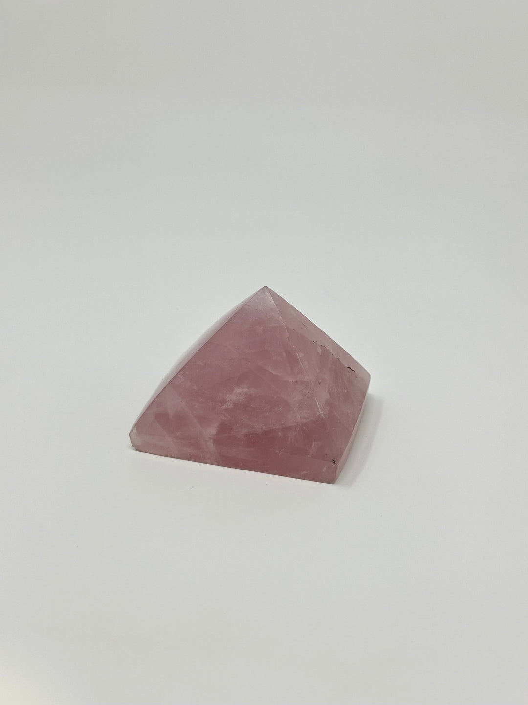 Rose Quartz Pyramid from Madagascar | The Harmony Store Pyramid
