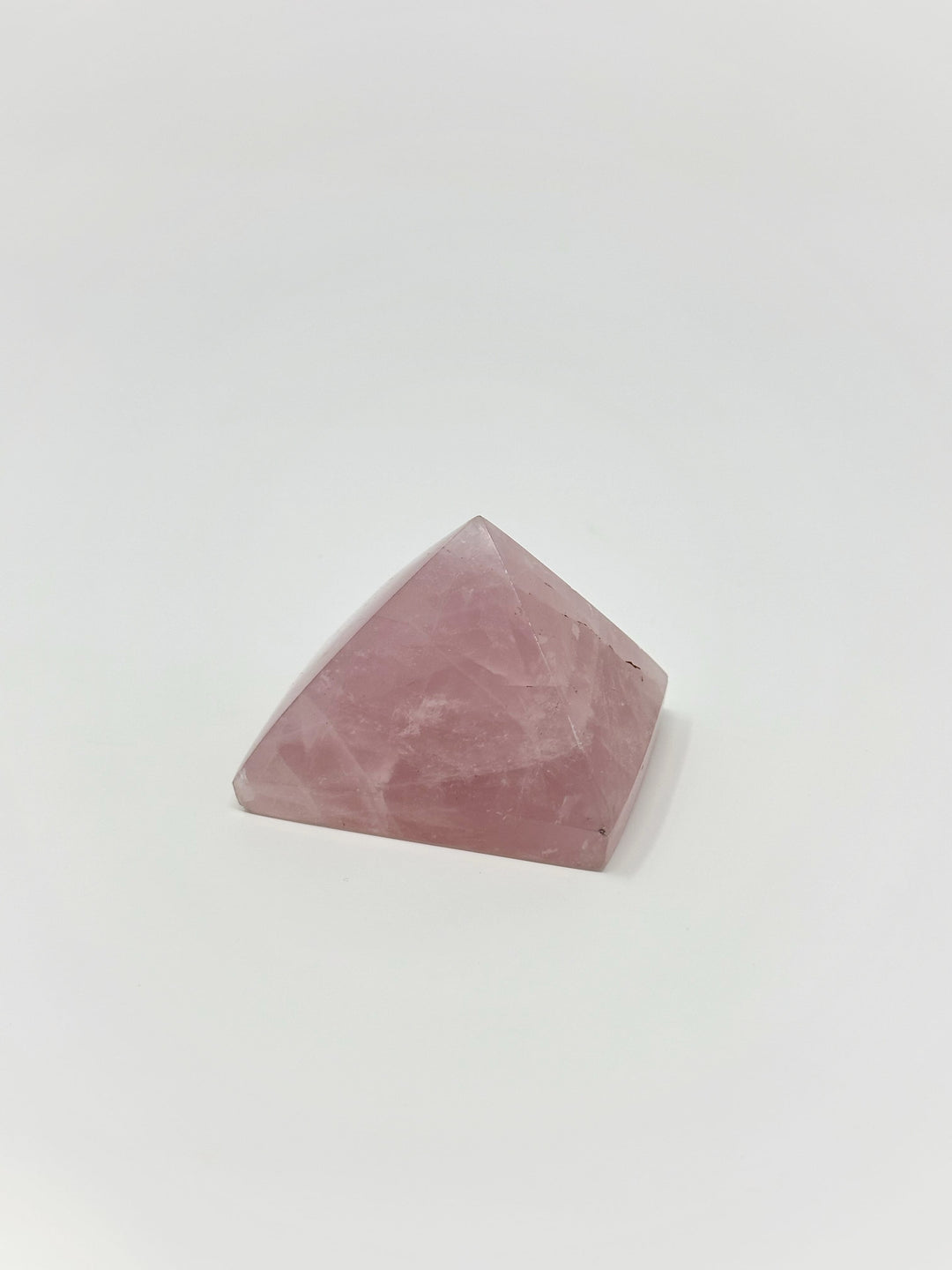 Rose Quartz Pyramid from Madagascar | The Harmony Store Pyramid