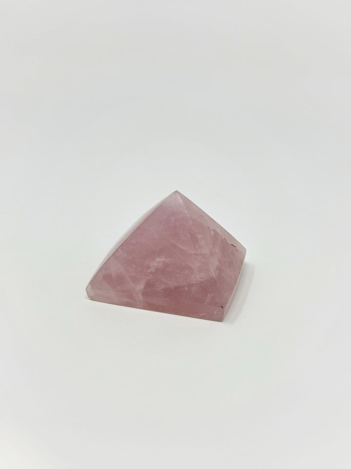 Rose Quartz Pyramid from Madagascar | The Harmony Store Pyramid