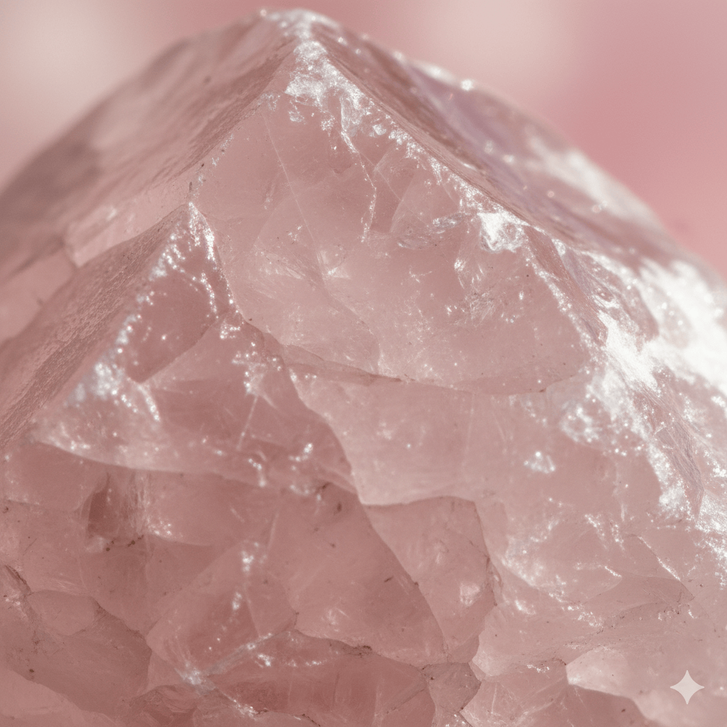 Rose Quartz Rough Stone | Raw Pink Quartz | Harmony Store Rough Stone