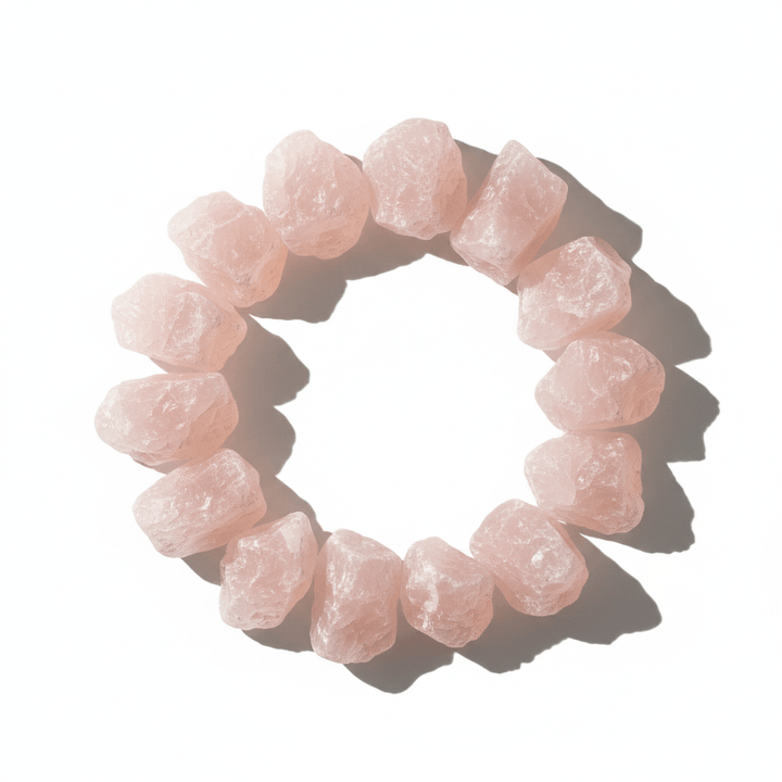 Rose Quartz Rough Stone | Raw Pink Quartz | Harmony Store Rough Stone