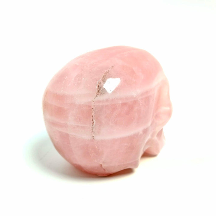 Rose Quartz Crystal Skull | The Harmony Store Skull