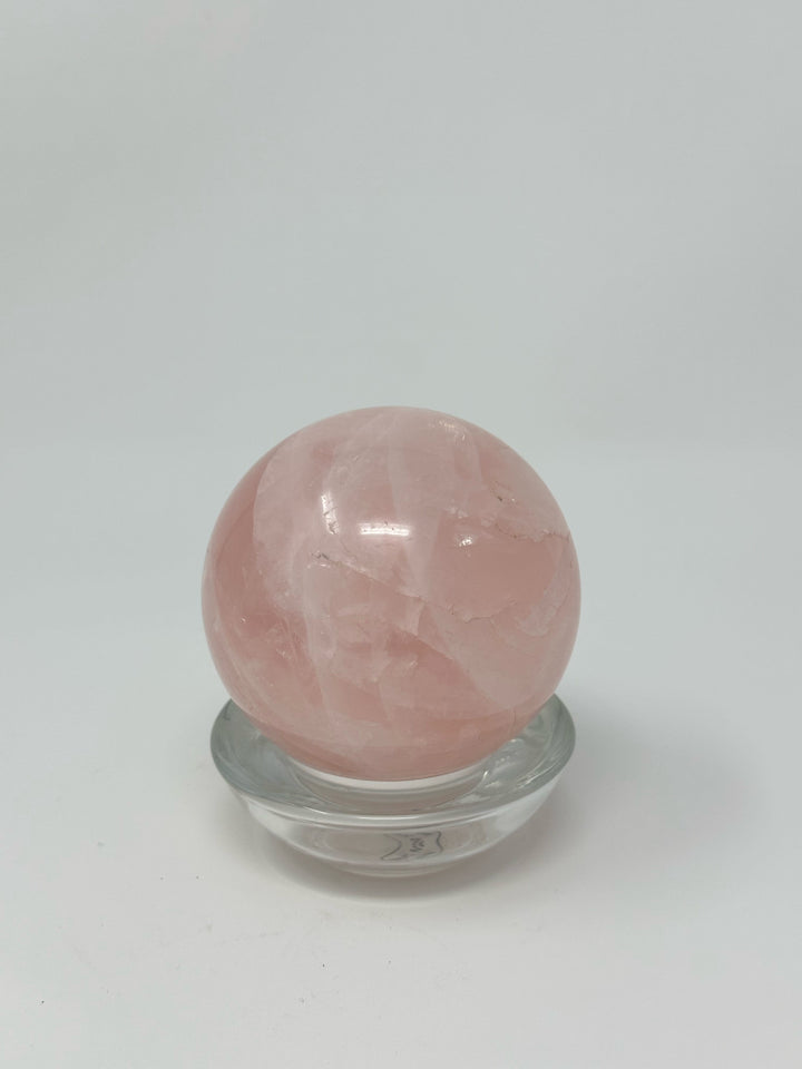 Rose Quartz Sphere Crystal | The Harmony Store Sphere