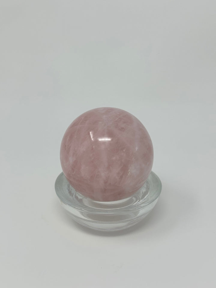 Rose Quartz Sphere Crystal | The Harmony Store Sphere