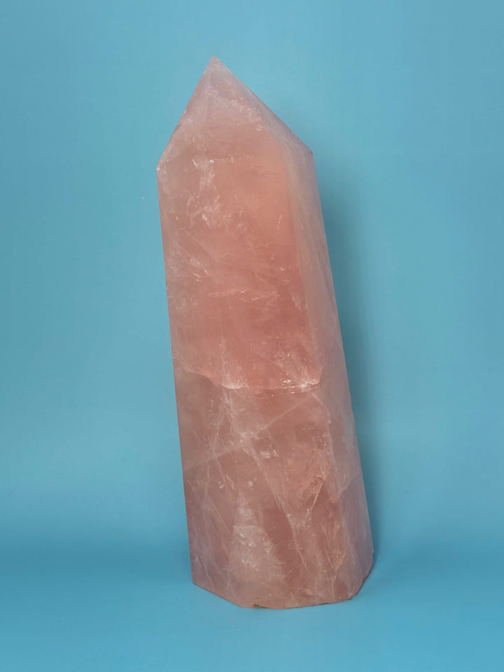Rose Quartz Tower Obelisk Brazil | The Harmony Store Tower