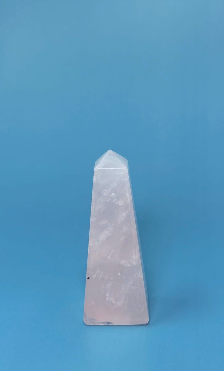 Rose Quartz Tower Obelisk Brazil | The Harmony Store Tower