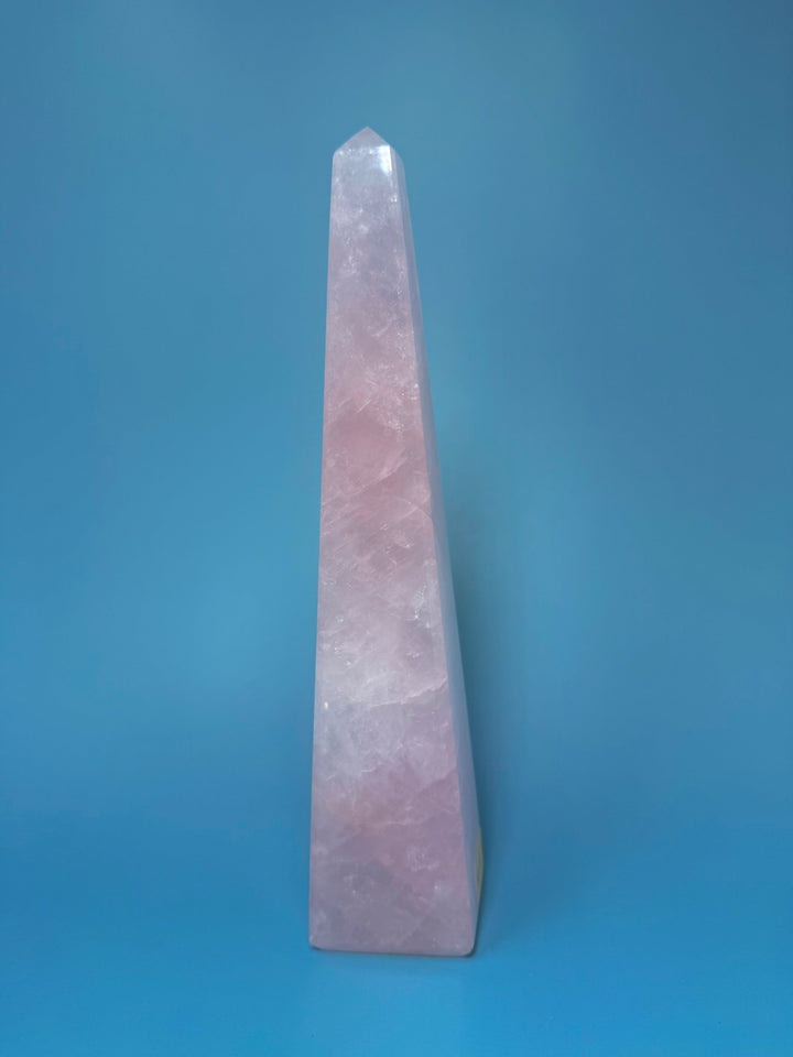 Rose Quartz Tower Obelisk From Brazil