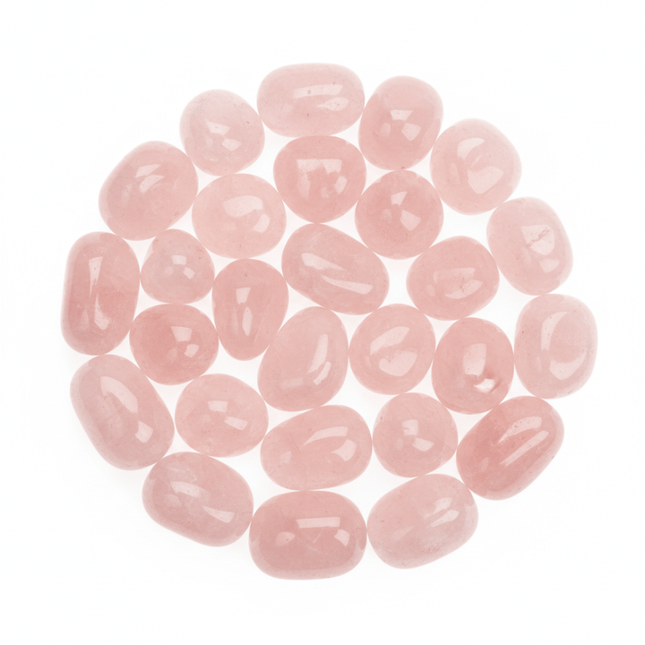 Rose Quartz Tumbled Stone | Heart Chakra | Harmony Store Tumbled Stone
