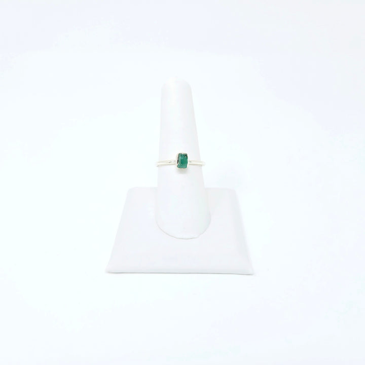 Rough Emerald 925 Silver Ring | The Harmony Store Ring
