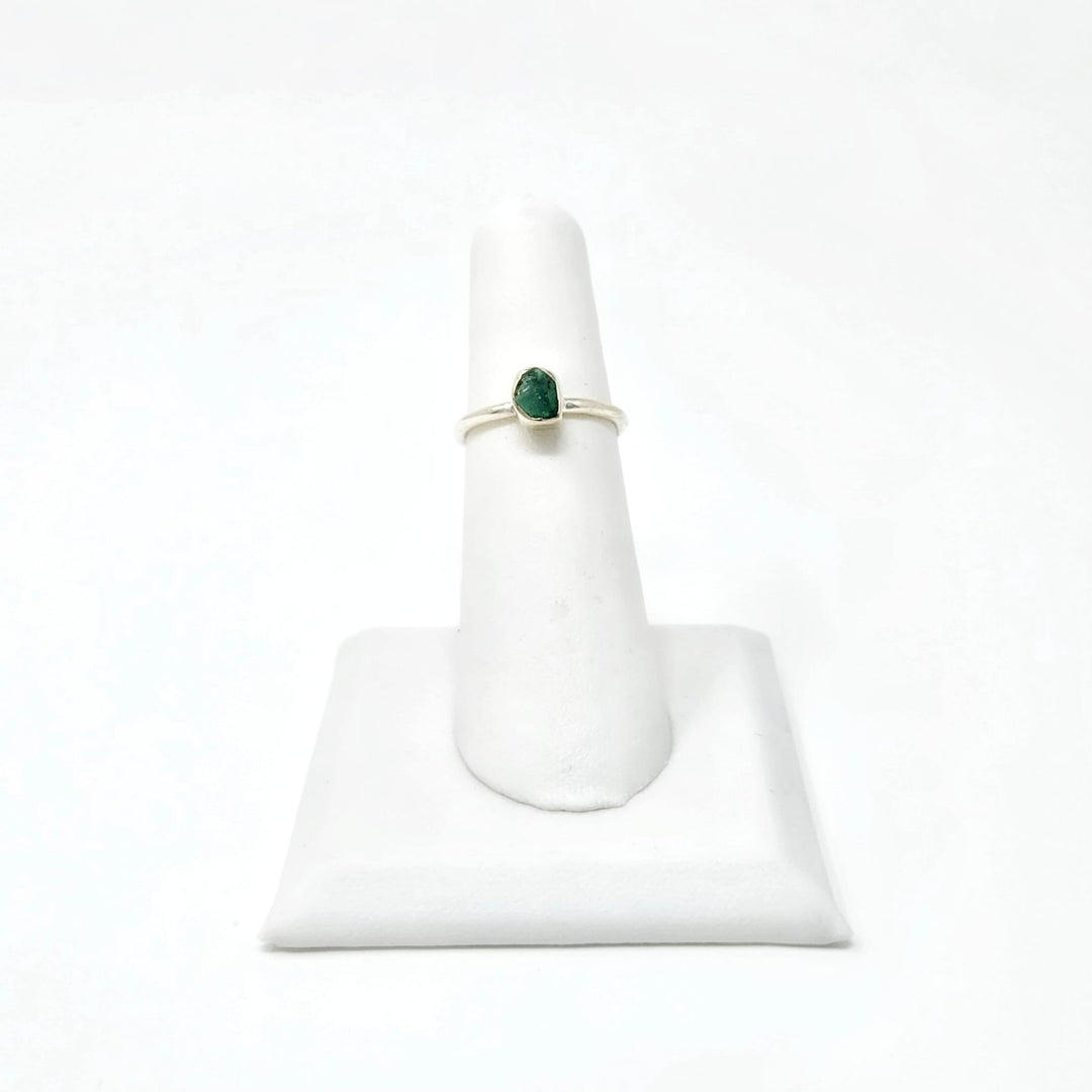 Rough Emerald 925 Silver Ring | The Harmony Store Ring