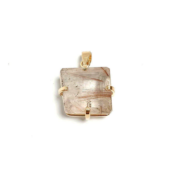 Rutilated Quartz Claw Pendant | The Harmony Store Pendant
