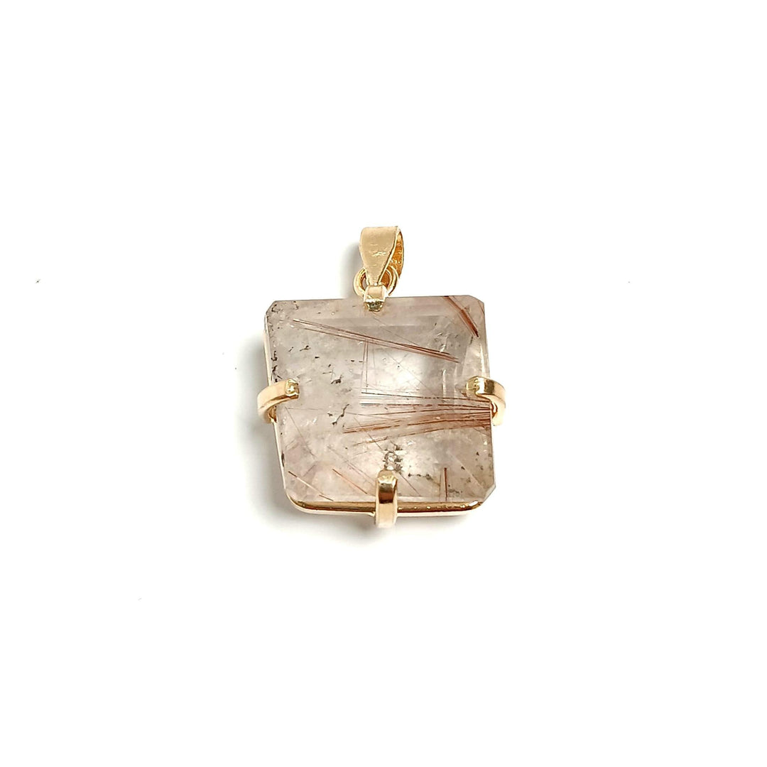 Rutilated Quartz Claw Pendant - The Harmony Store