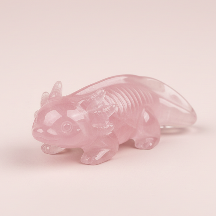 Salamander (Axolotl) Carving | Symbol of Renewal &amp; Emotional Balance