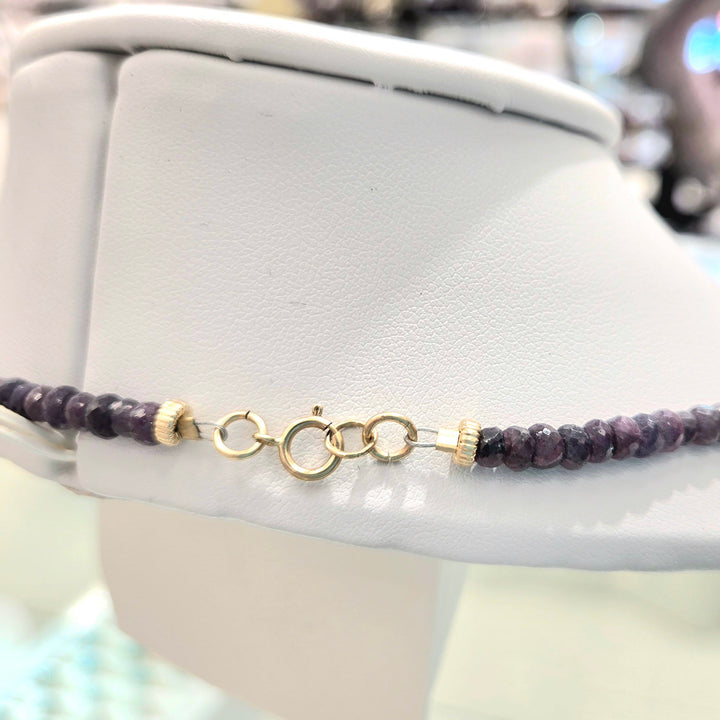 Sapphire 14k Gold Necklace | The Harmony Store