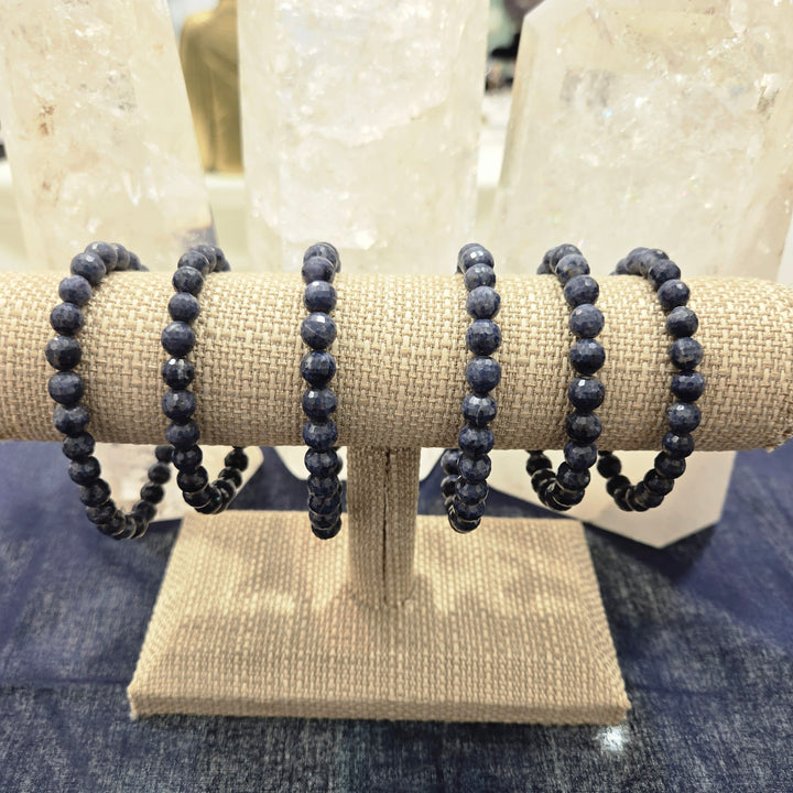 Sapphire Faceted Bracelet 8mm | The Harmony Store Bracelet