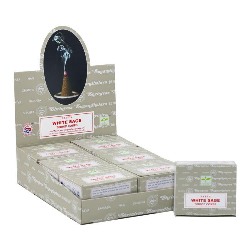 Satya Dhoop Cones White Sage Aromatherapy