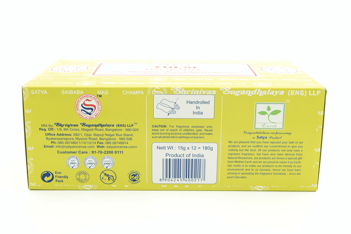Satya Incense Sticks 15g, 12 Sticks | Harmony Store Aromatherapy