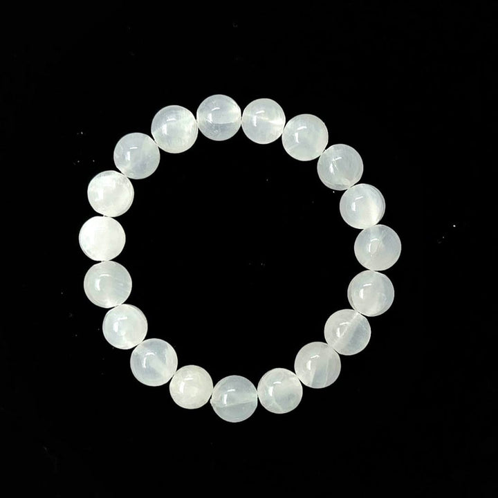 Selenite Bracelet | Crown Chakra Crystal Bracelet