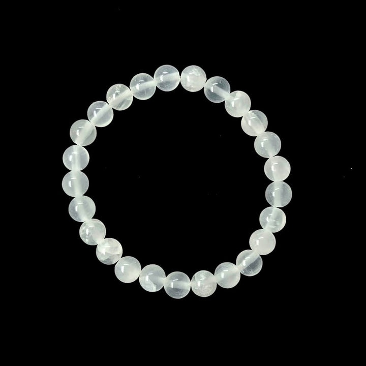 Selenite Bracelet | Crown Chakra Crystal Bracelet