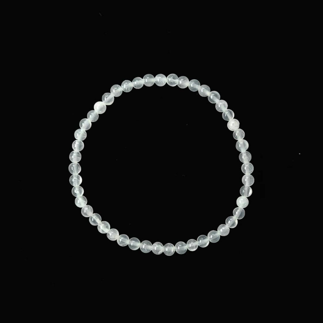 Selenite Bracelet | Crown Chakra Crystal Bracelet