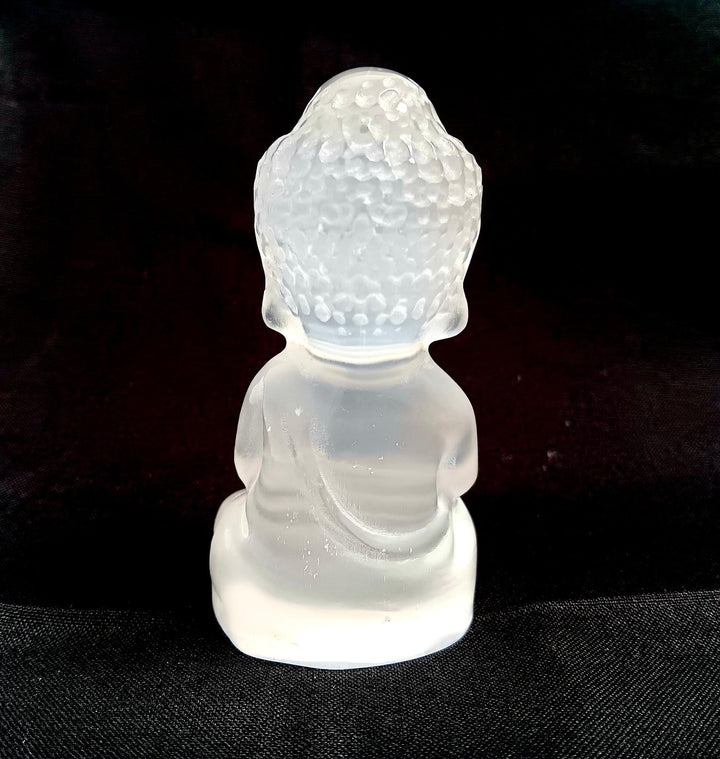 Selenite Buddha 3-Inch | The Harmony Store Statue