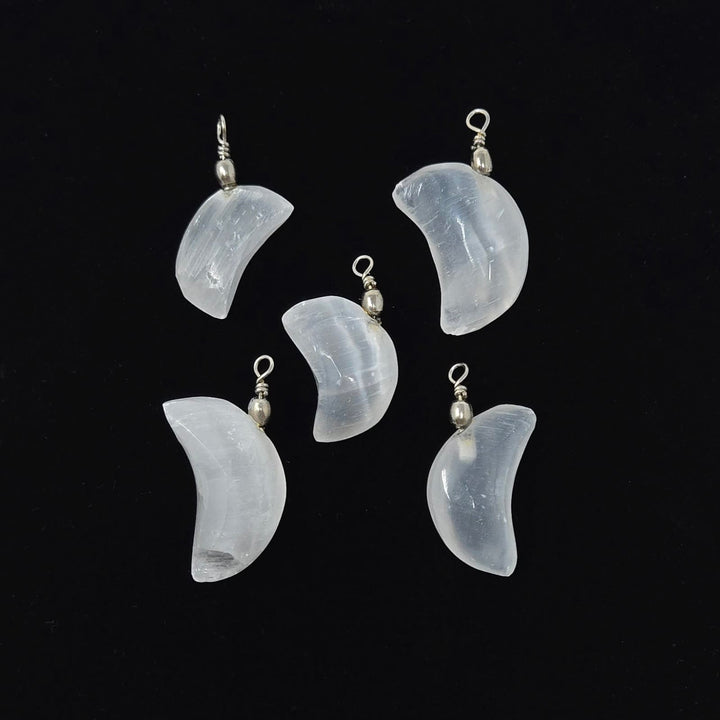 Selenite Moon Pendant | The Harmony Store Pendant