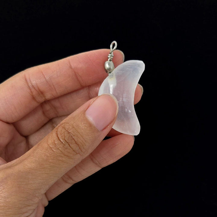Selenite Moon Pendant | The Harmony Store Pendant