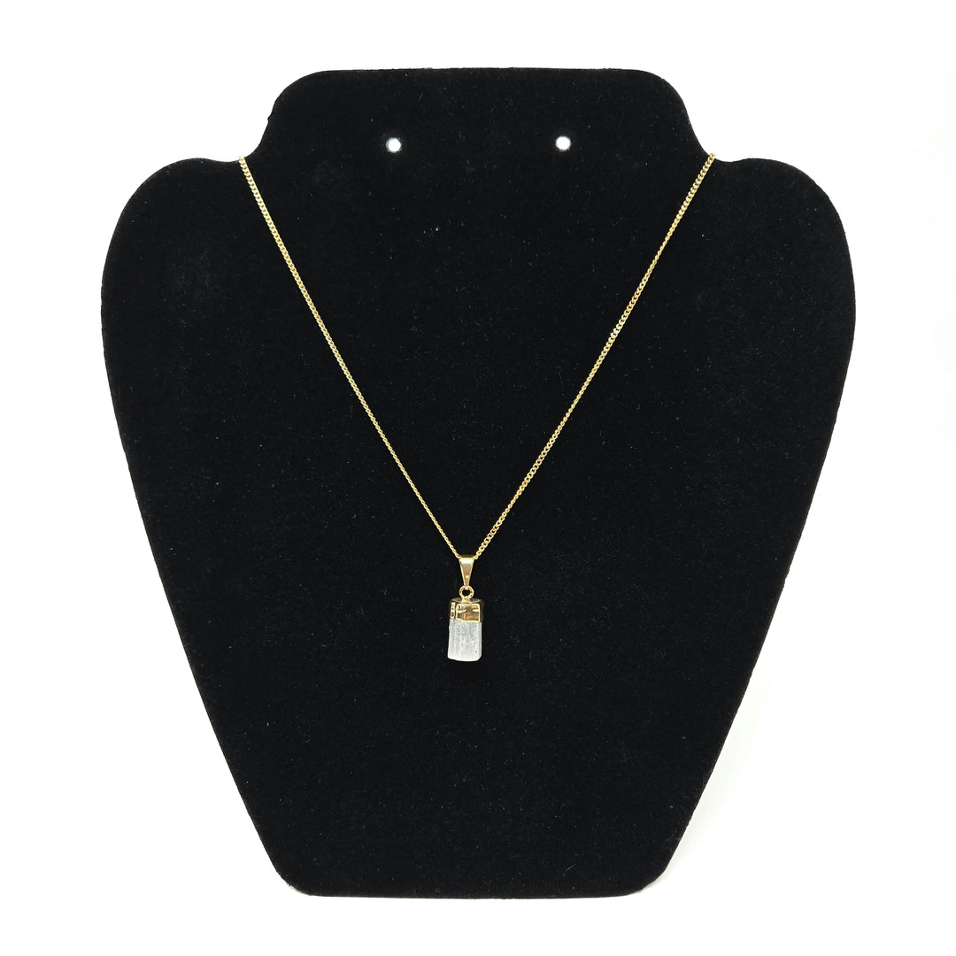 Selenite Gold Finish Necklace | The Harmony Store Necklace
