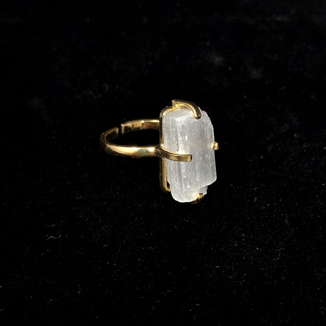 Selenite Simple Band Ring | The Harmony Store Ring