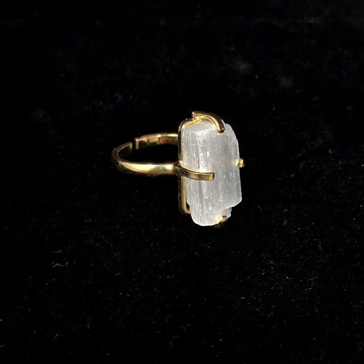 Selenite Simple Band Ring | The Harmony Store Ring