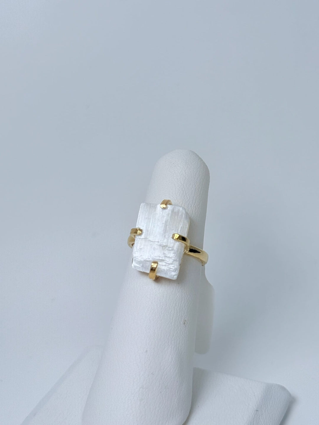 Selenite Simple Band Ring | The Harmony Store Ring
