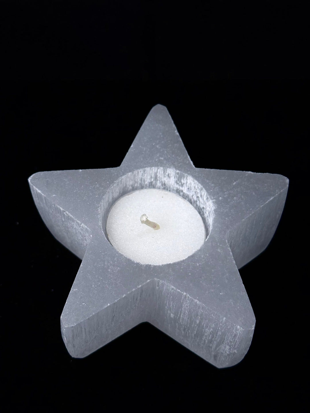 Selenite Star Candle Holder | The Harmony Store Candle Holder