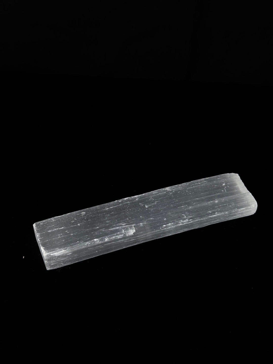 Selenite Flat Stick | Crystal Cleansing Wand | Harmony Store Wand