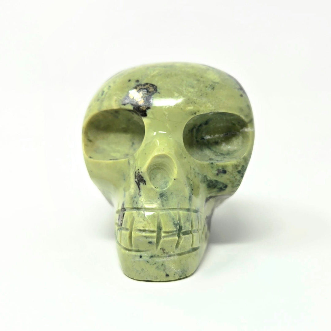 Serpentine Crystal Skull | The Harmony Store Skull
