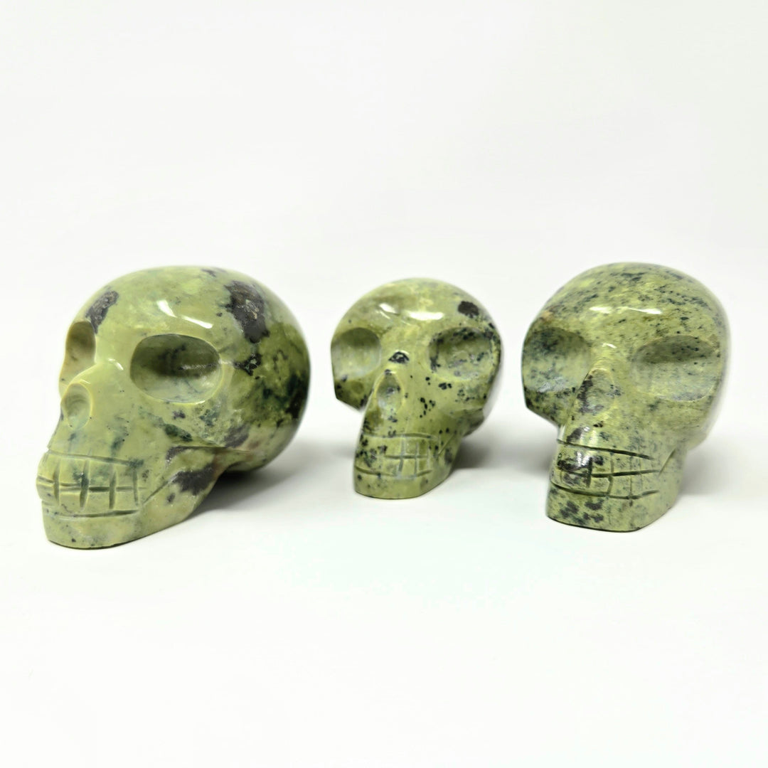 Serpentine Crystal Skull | The Harmony Store Skull